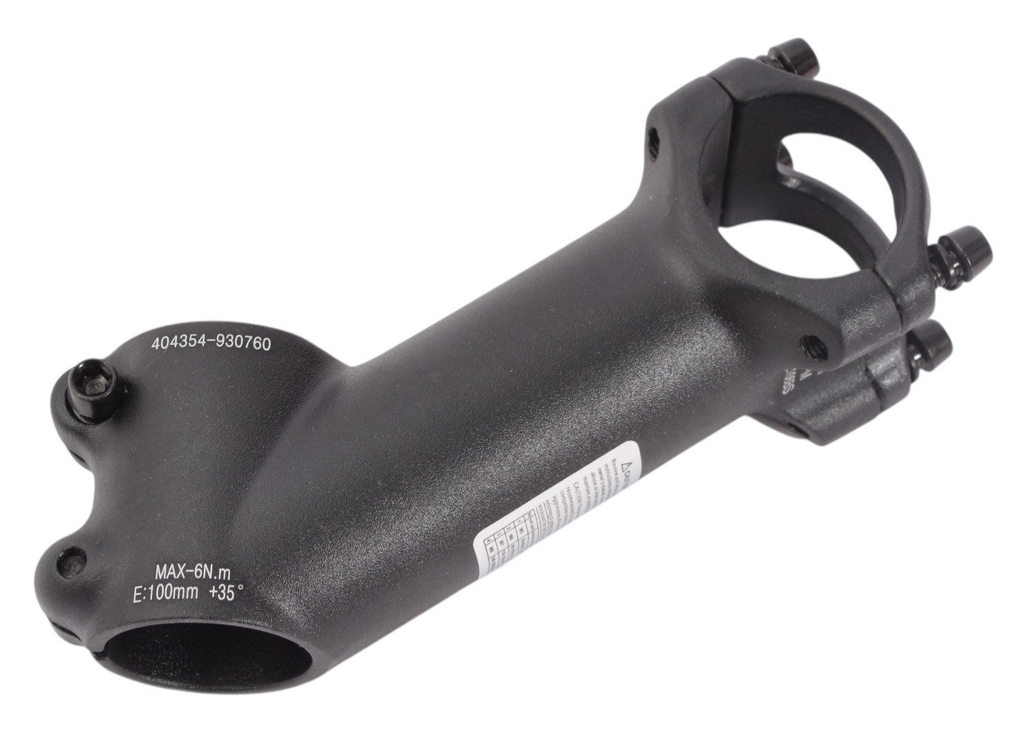 Lenkervorbau PRISM V2 MTB Vorbau Ahead 100 mm 35° 31,8 mm Schwarz