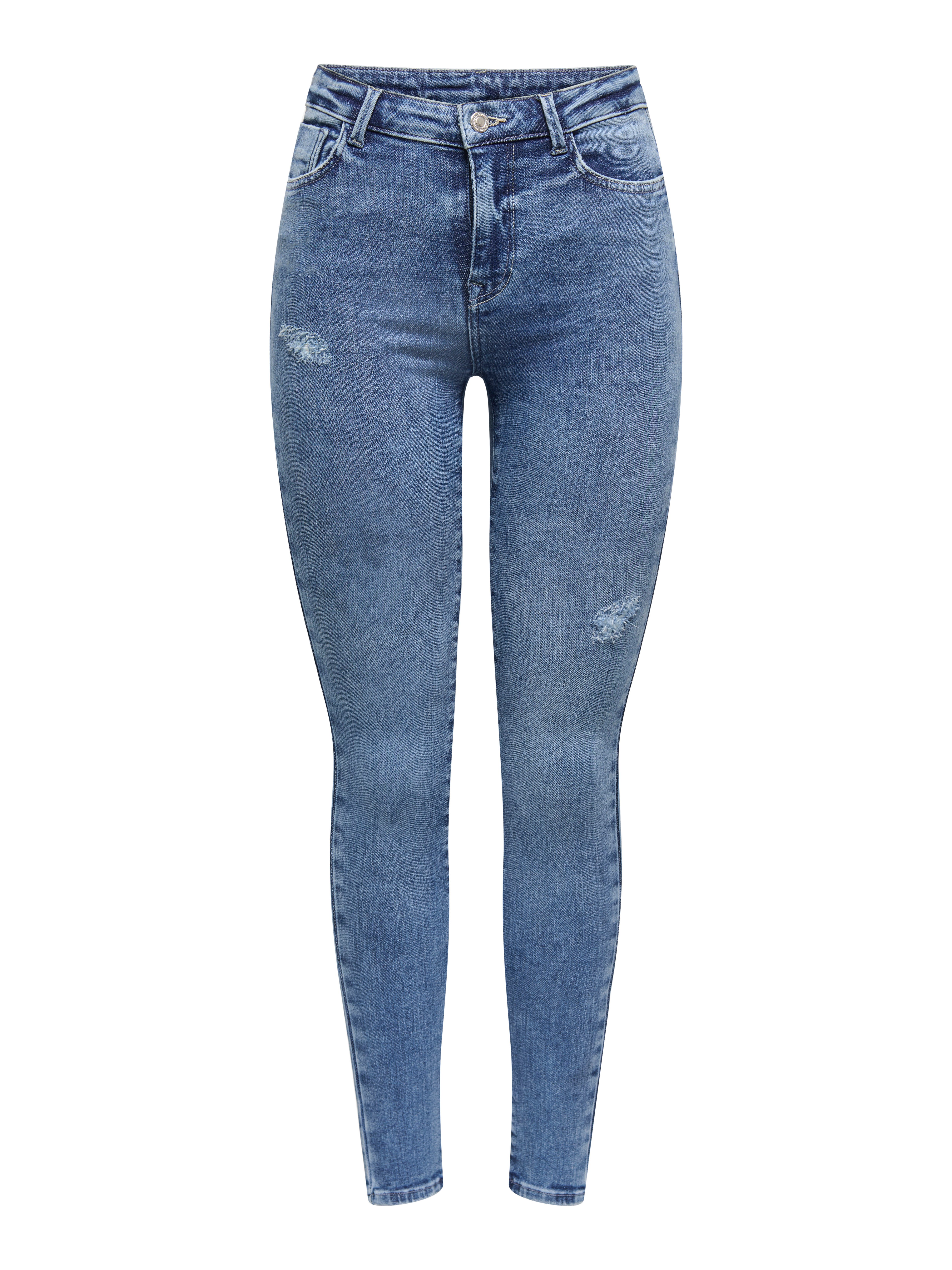 Skinny-fit-Jeans ONLPOWER MID WASIST PUSH UP AZ