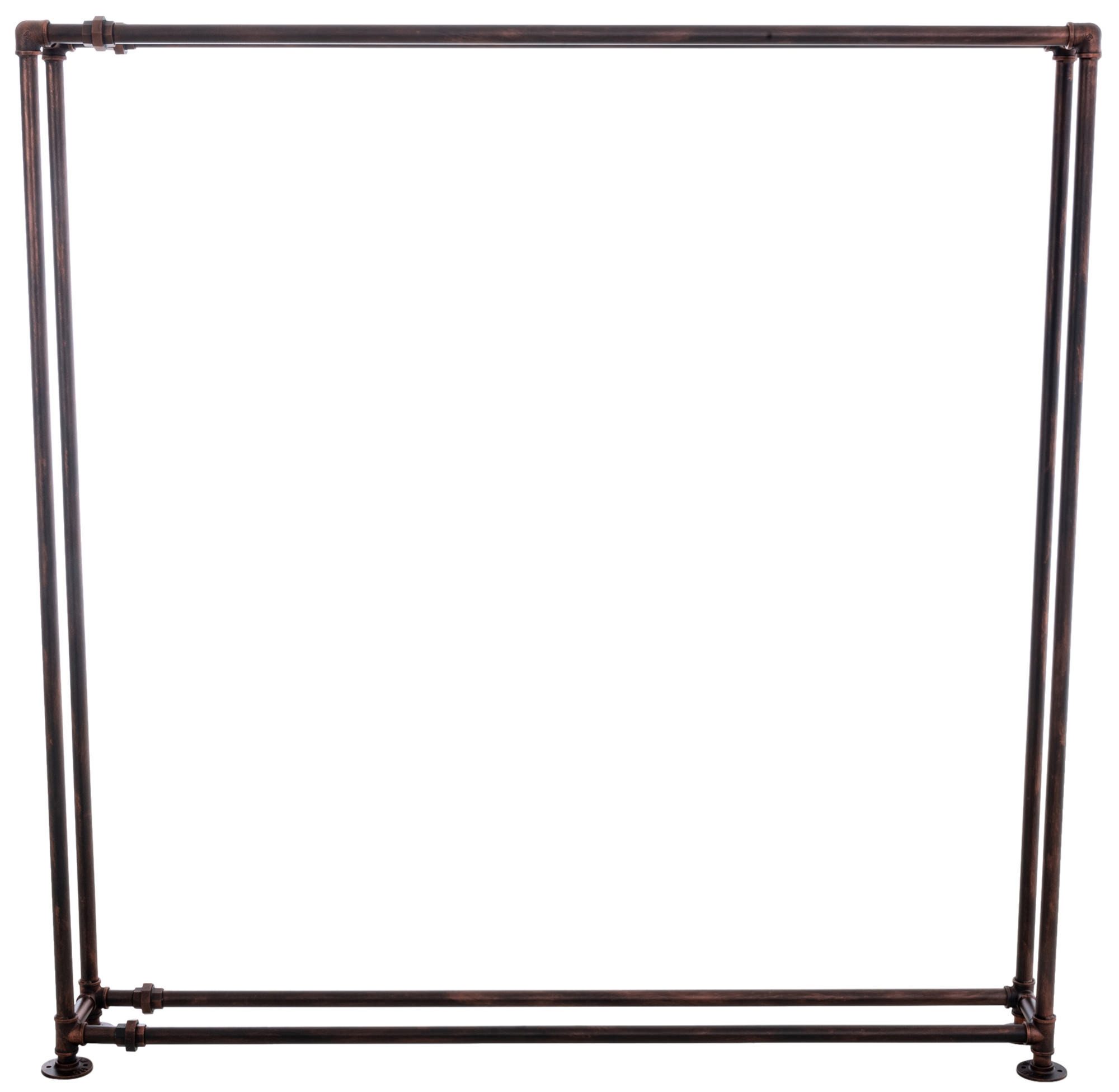 CLP Kaminholzregal Tinos, BxTxH:178x25x178 cm, Im Industrial Look