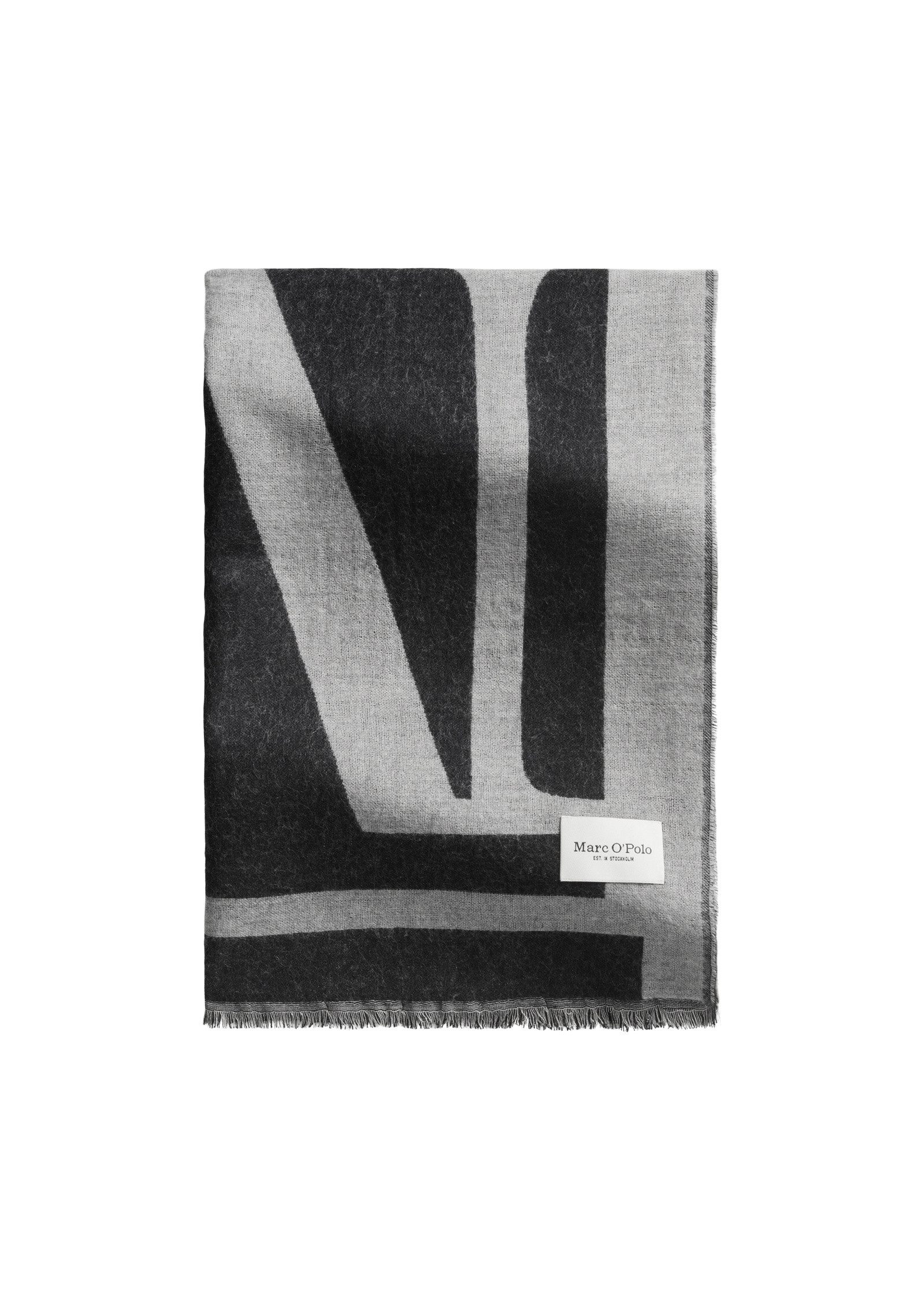 Marc O'Polo Schal aus Schurwolle-Viskose-Mix