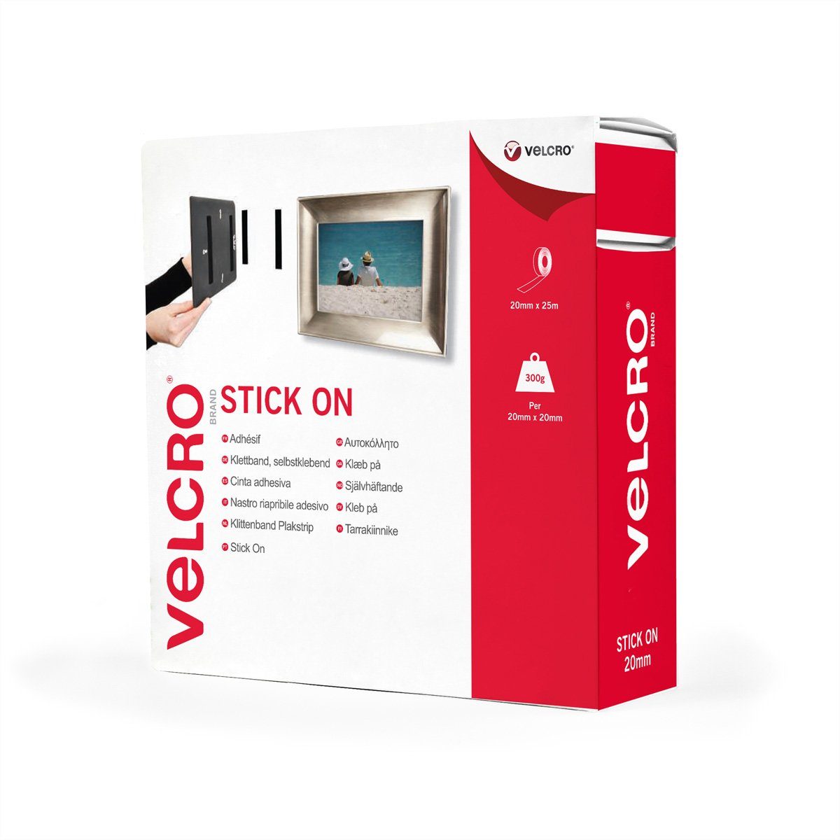 VELCRO Kabelbinder »VELCRO® Klettband Selbstklebend Haken & Flausch 20mm x  25m Weiß« online kaufen | OTTO