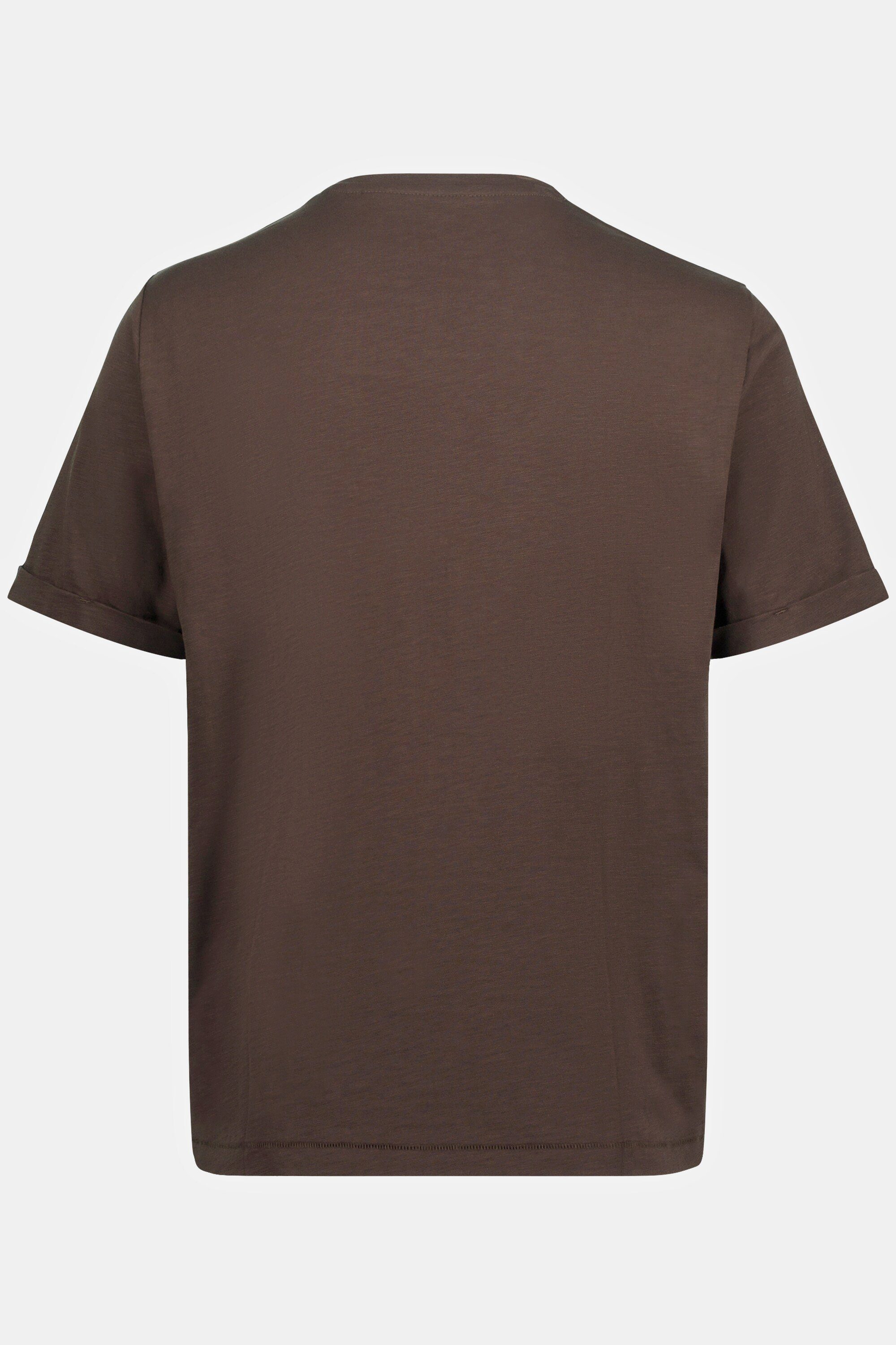JP1880 T-Shirt T-Shirt 8 Rundhals Melange-Jersey XL Halbarm bis