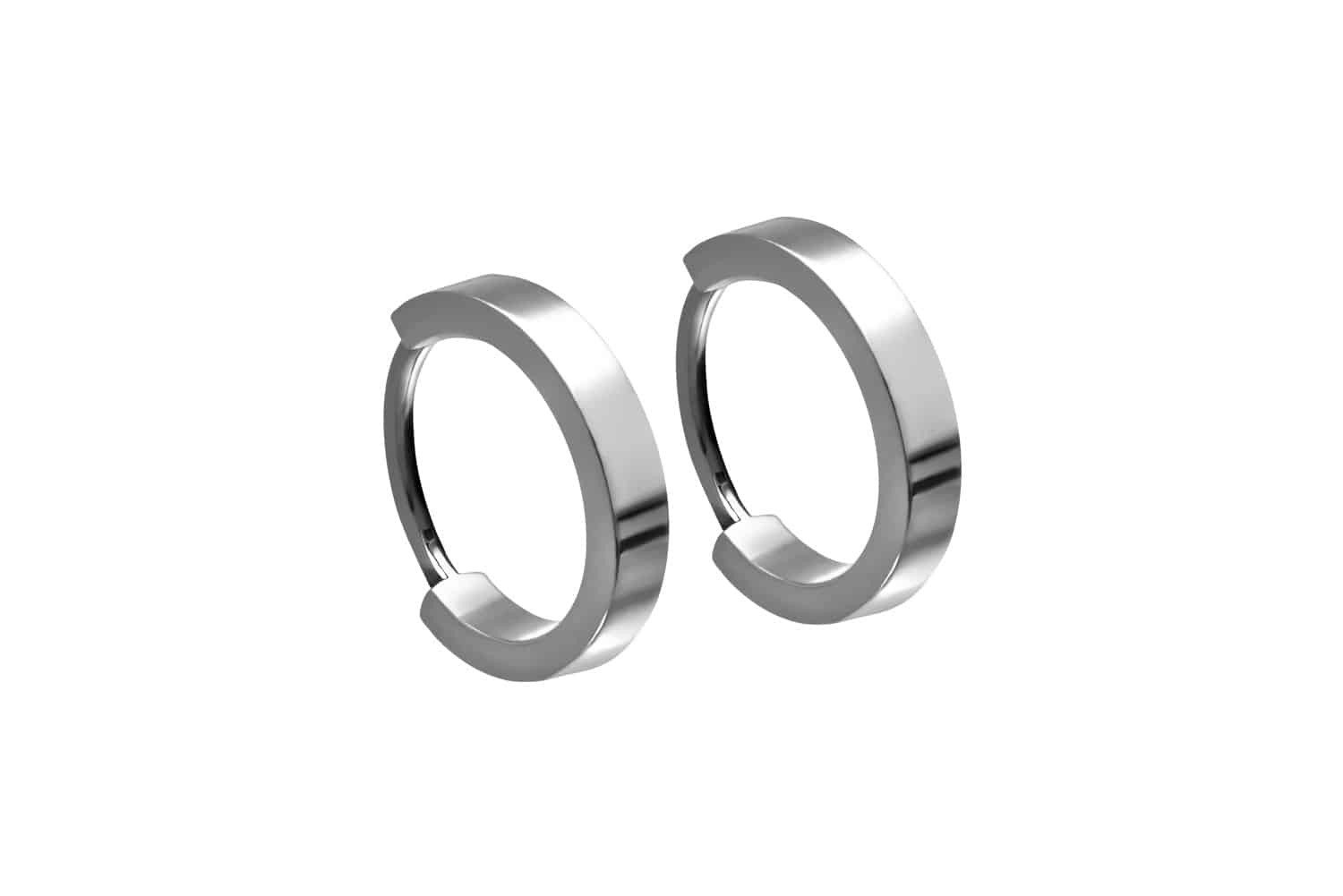 FILANGO Creolen-Set Titan Ohrclicker Creolen (Creolen günstig online kaufen