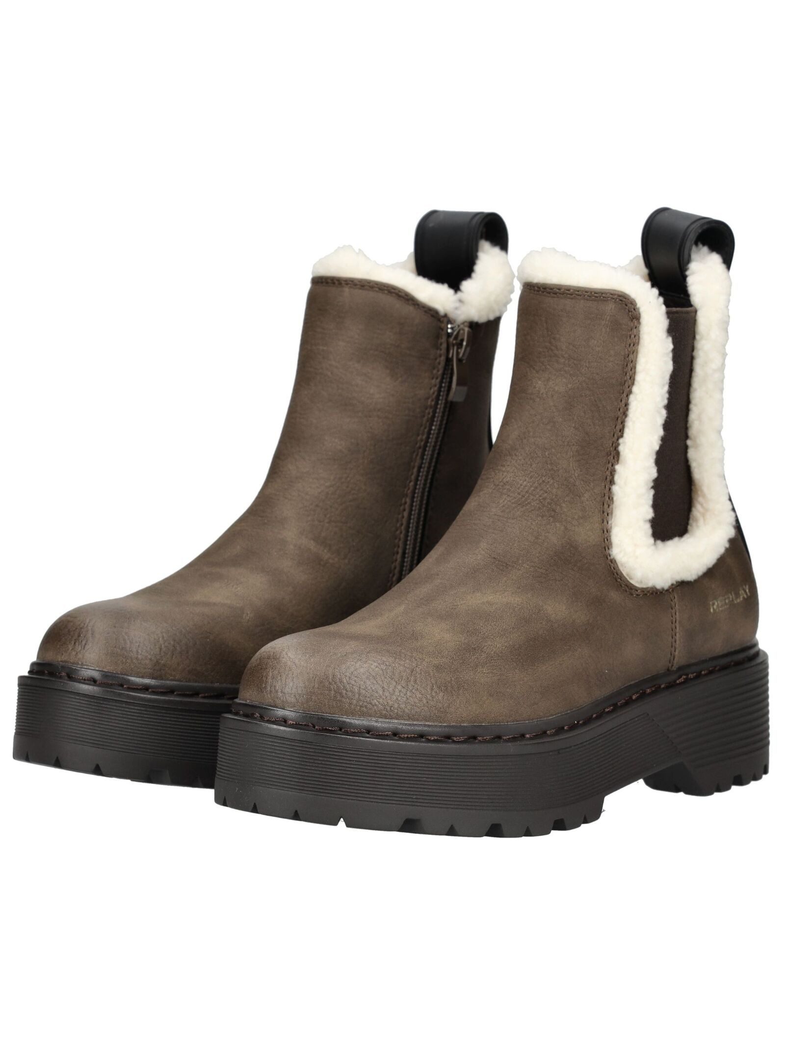 Replay Replay Stiefelette Lederimitat/Textil Stiefelette
