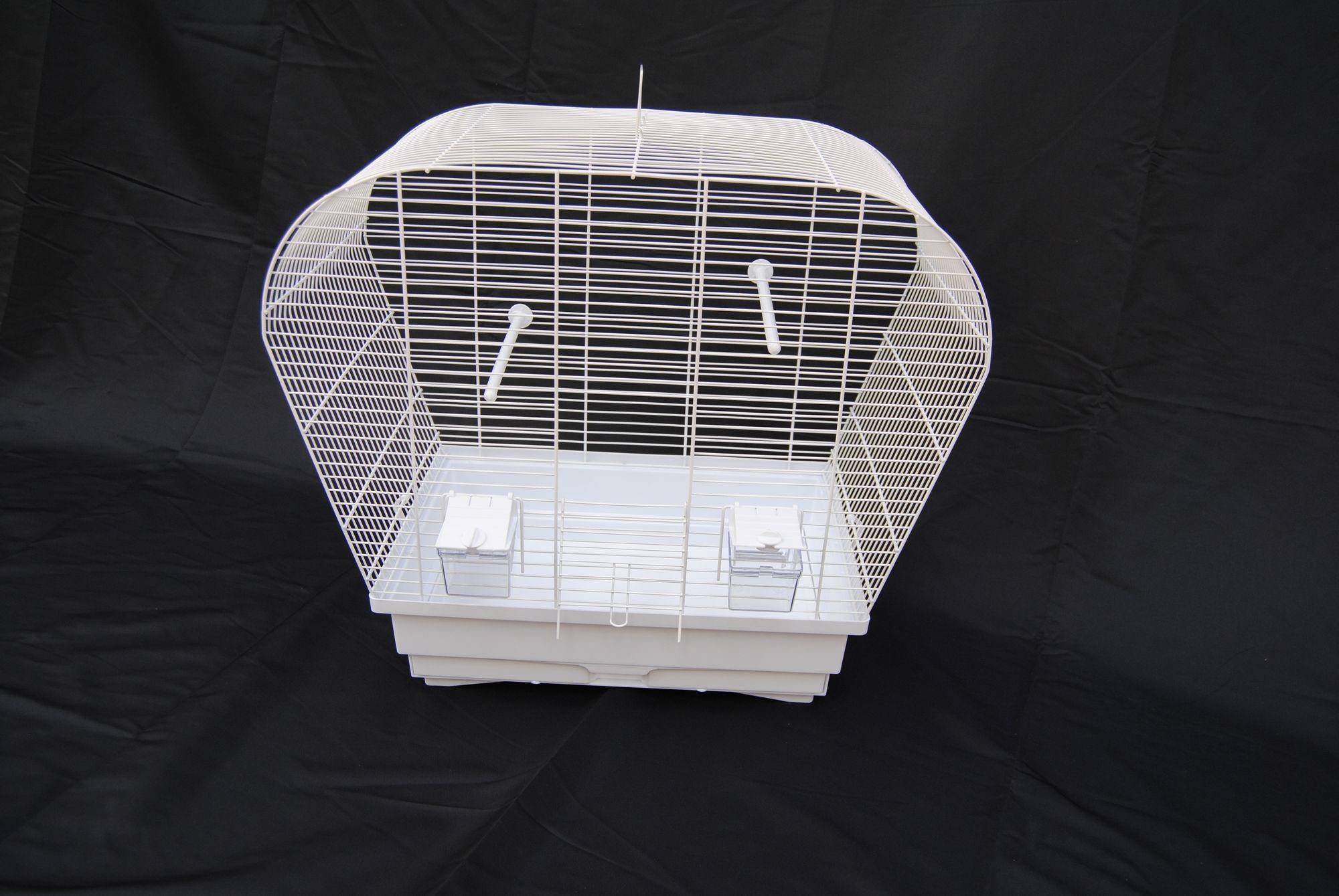 Vogelkäfig Vogelkäfig Vogelheim für Sittiche weiß 60 cm