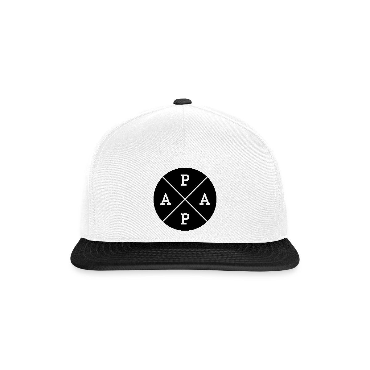Spreadshirt Snapback Cap Papa Retro Vatertagsgeschenk Snapback Cap (1-St)
