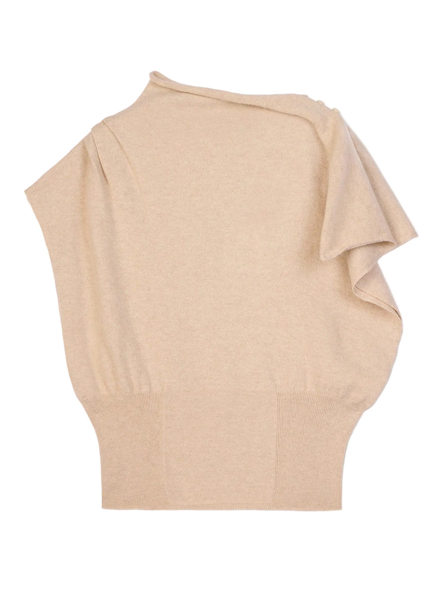 GOBI Cashmere Stricktop Asymmetrisches Kaschmir-Top