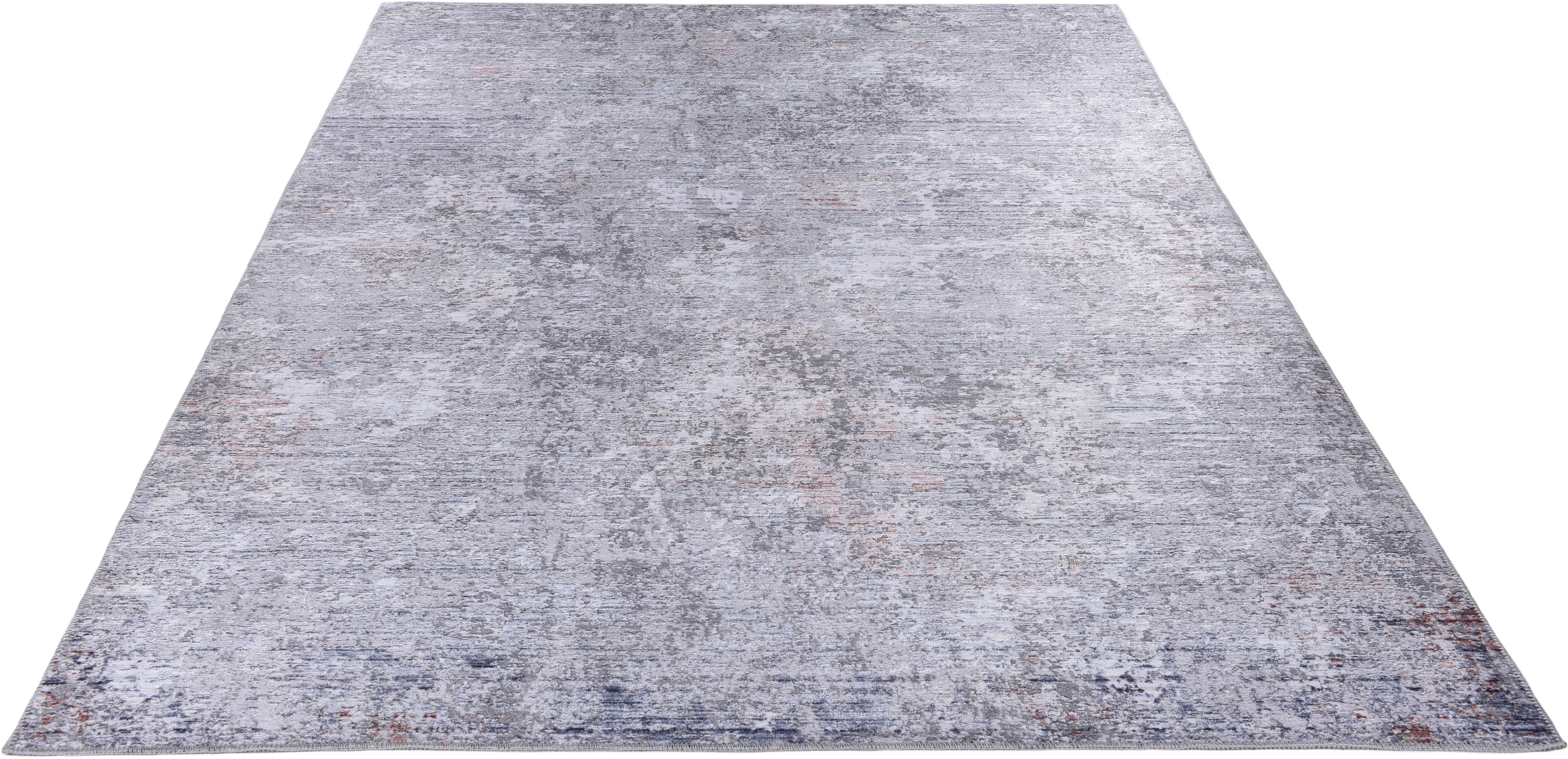 Teppich Cecilia 062, Gino Falcone, rechteckig, Höhe: 3 mm, Flachgewebe,  bedruckt, ideal im Wohnzimmer & Schlafzimmer
