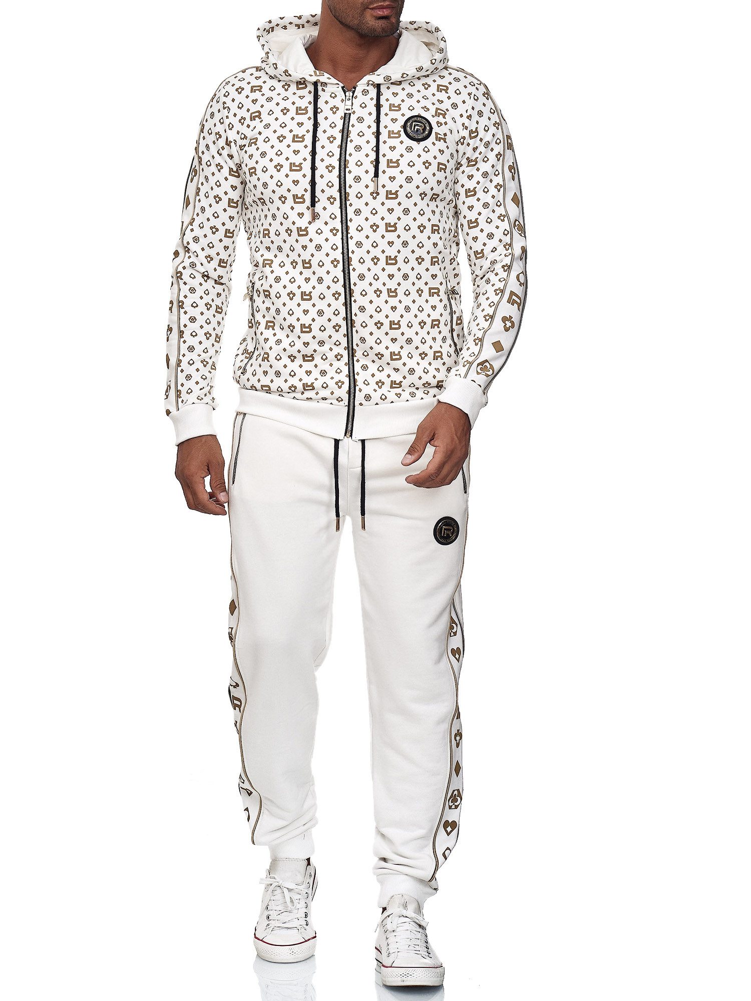 RedBridge Jogginganzug Red Bridge Herren Jogginganzug Sweat Suit Set Jacke Hose (Set, 2-tlg) – Bild 2 von 5
