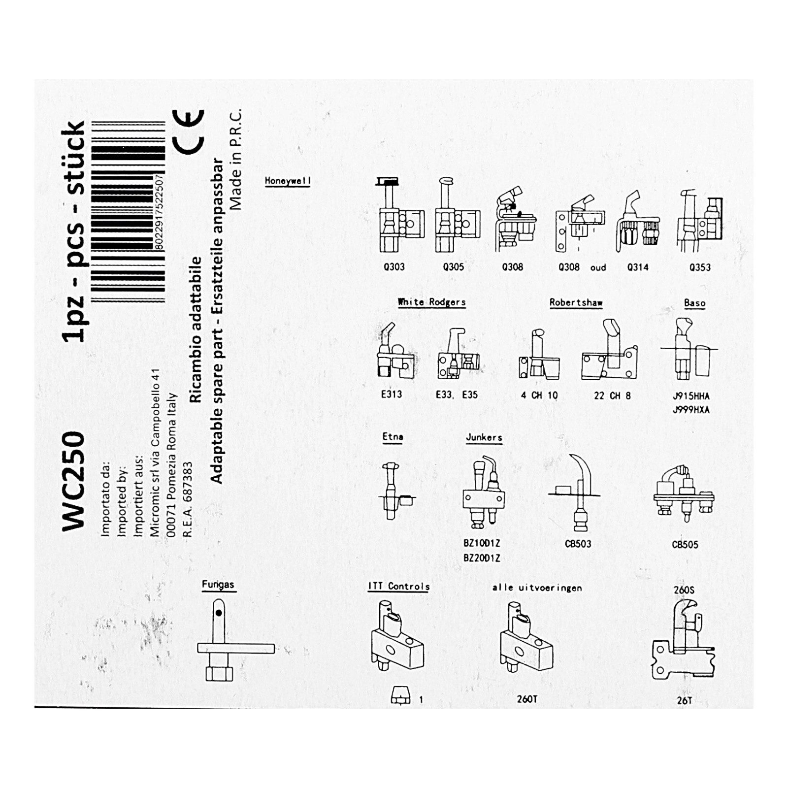 easyPART Montagezubehör Backofen wie EUROPART 10029742 EUROPART 10029742, Für Backofen / Herd
