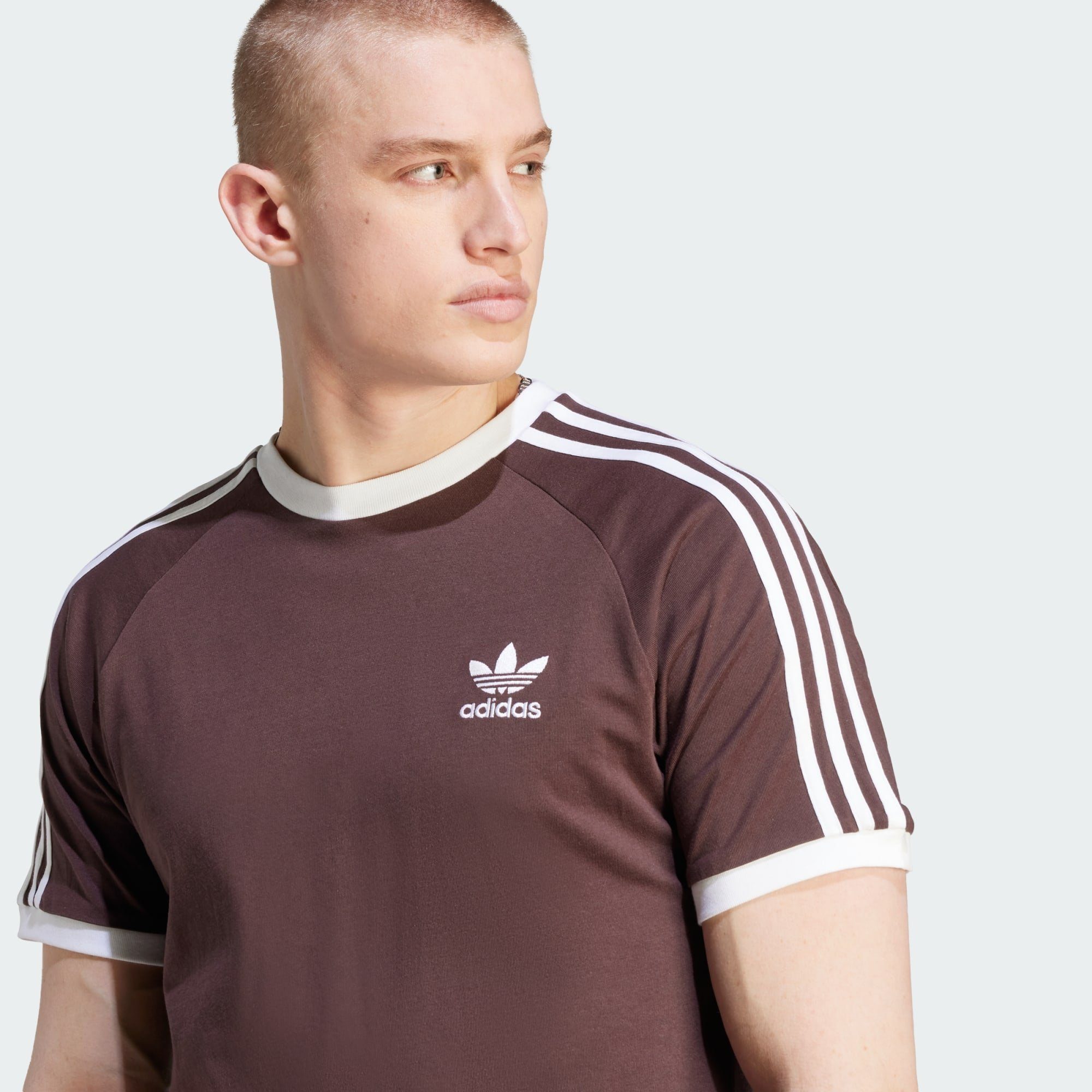 CLASSICS Brown Originals Shadow T-SHIRT ADICOLOR 3-STREIFEN adidas T-Shirt