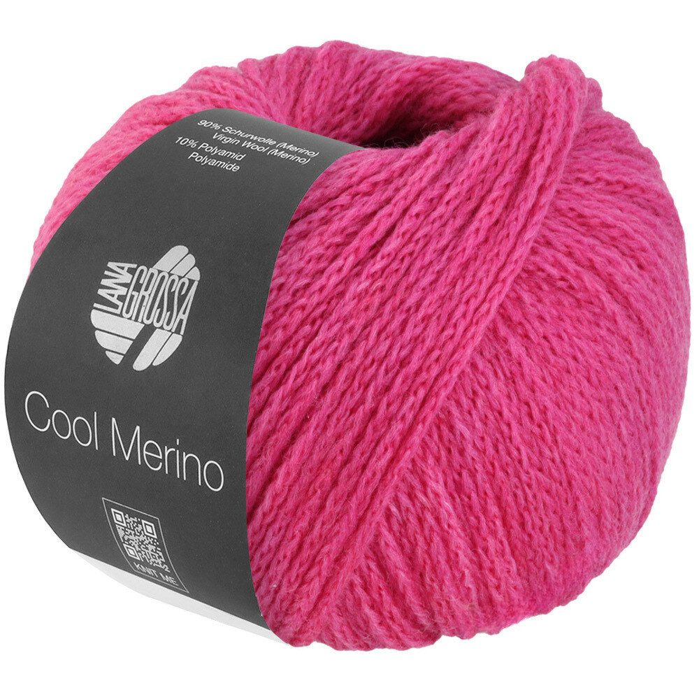 LANA GROSSA COOL MERINO Häkelwolle, 150 m (leichtes Kettengarn aus klassischer Merinowolle), 50 g