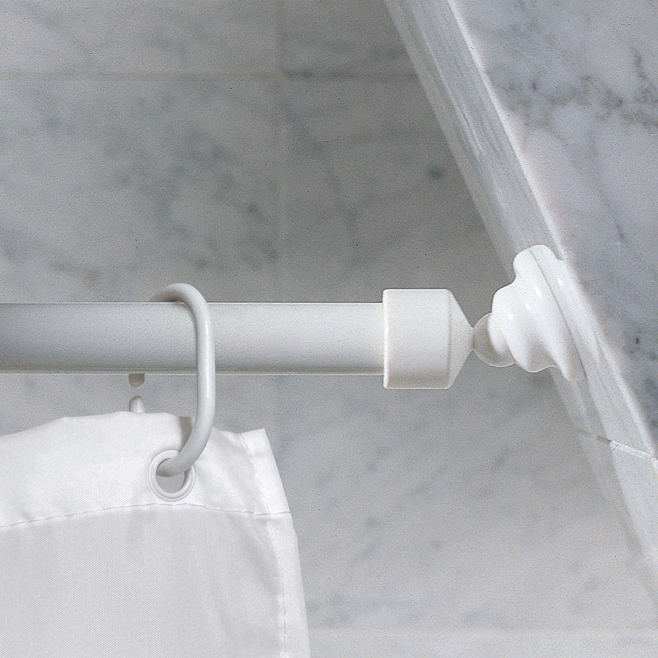 spirella Duschvorhang Spirella Schrägwandadapter Schrägwandhalter für Duschvorhangstangen