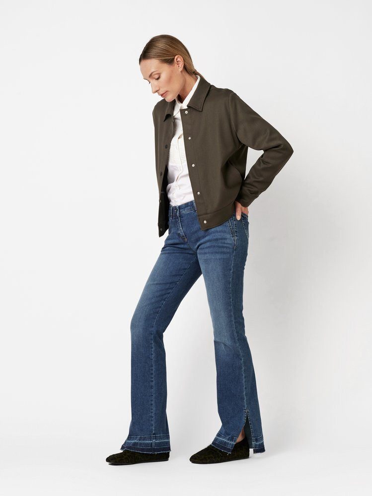 TONI Bootcut-Jeans Perfect Shape mit offenen Säumen günstig online kaufen