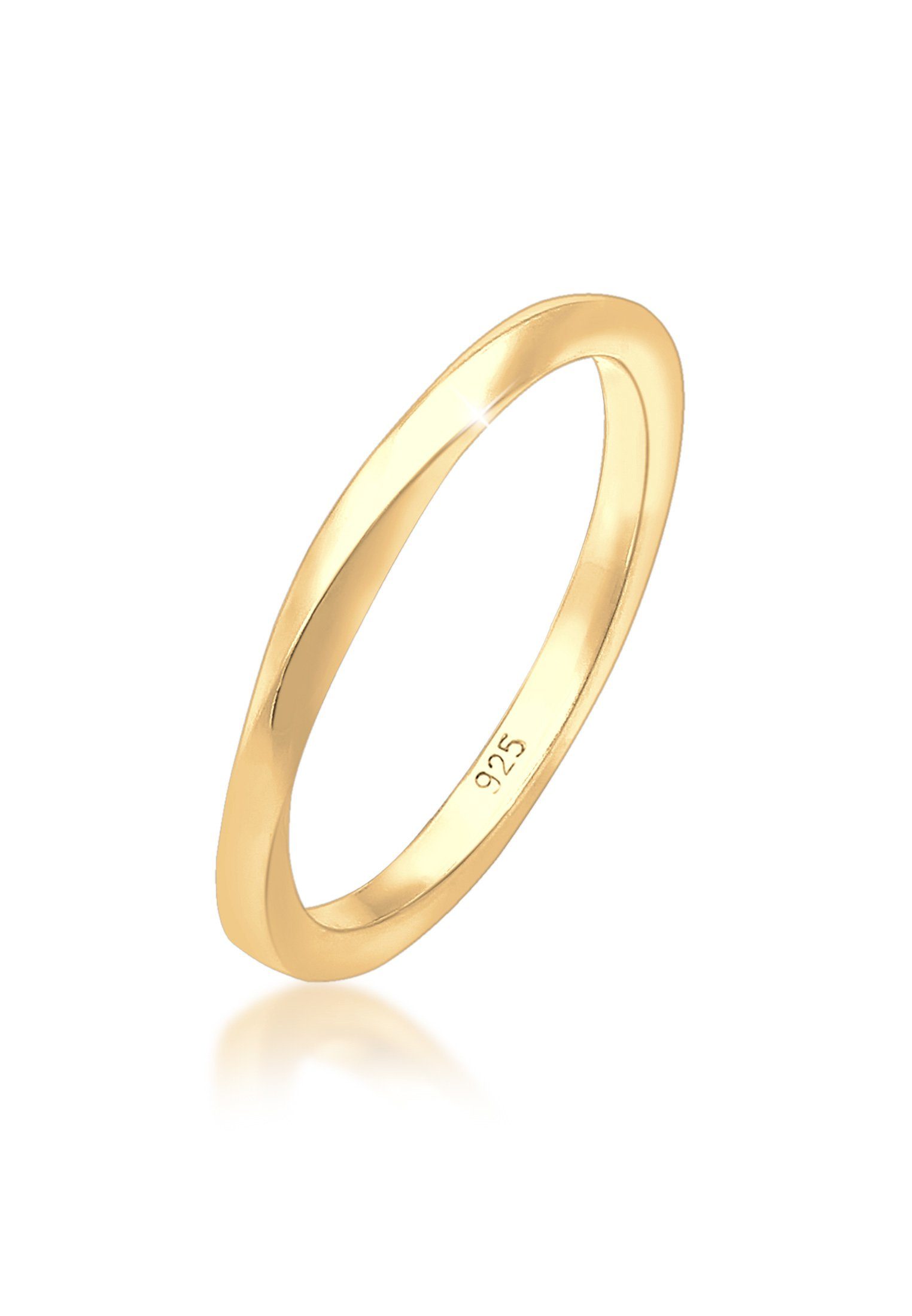 Fingerring Gedreht Trend Basic 925er Silber