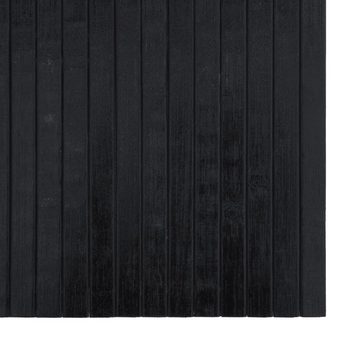 Teppich Teppich Rechteckig Schwarz 100x200 cm Bambus, vidaXL, Rechteckig