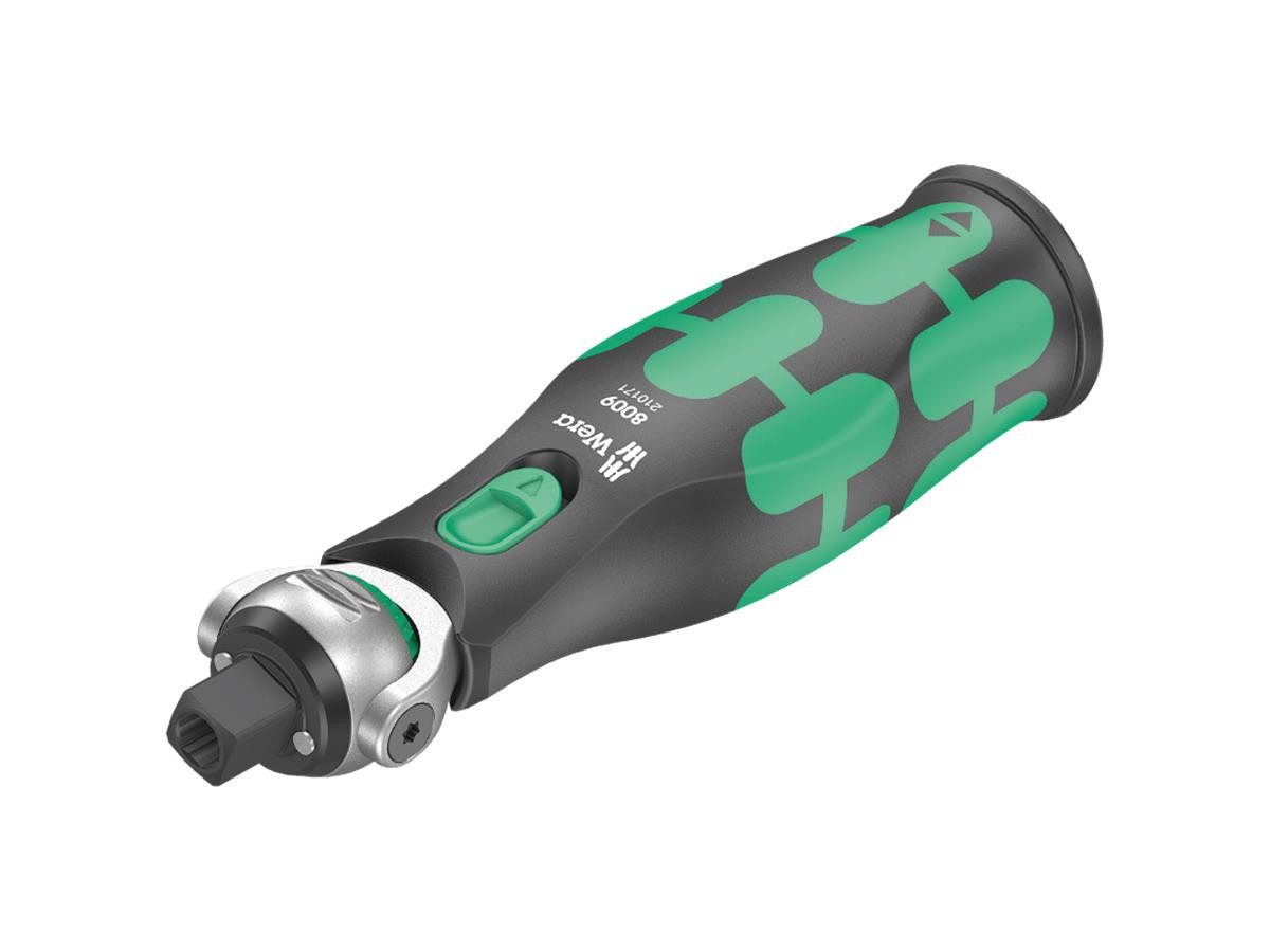 Wera Ratsche 8009 Zyklop Pocket (Set), Feinzahn-Umschaltknarre (72 Zähne)