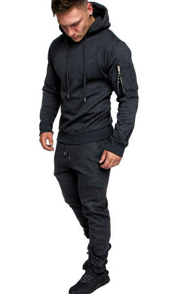 Amaci&Sons Trainingsanzug TOLEDO, Мужчинам Cargo Stil Sportanzug Jogginganzug Sporthose Hoodie