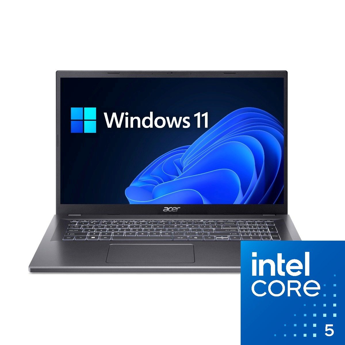 Acer Aspire A17 Notebook (43,9 cm/17.3 Zoll, Intel Core 5 120U, Intel Graphics, 1000 GB SSD)