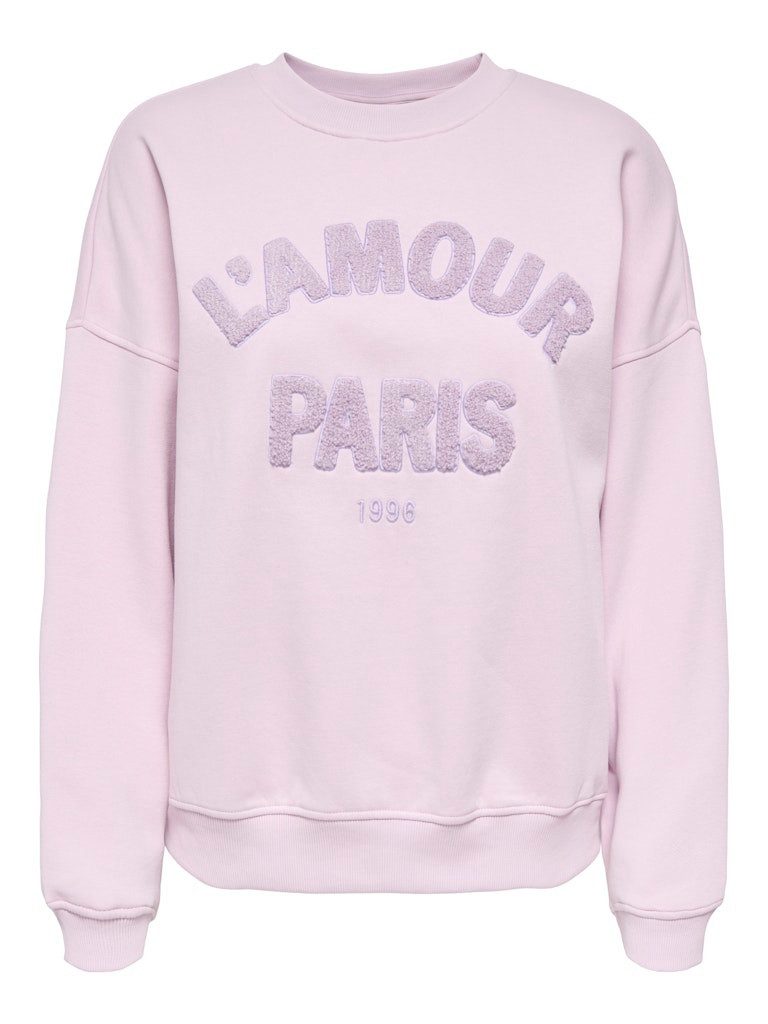 JDY Sweatshirt JDYMESA LIFE L/S O-NK EMB SWEAT JRS