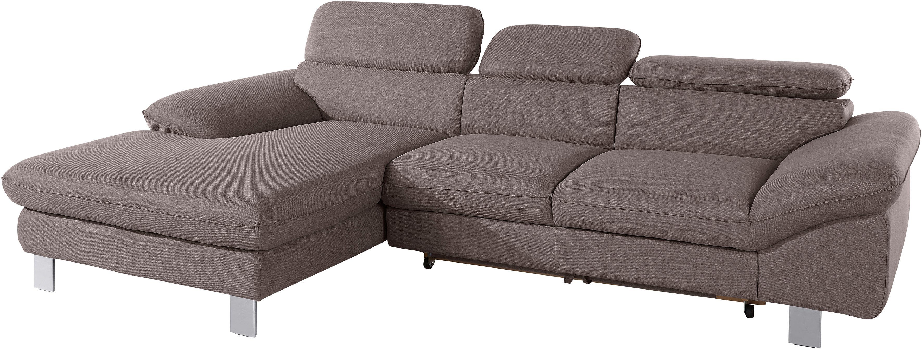COTTA Ecksofa Driver L-Form, mit Kopfteilverstellung, günstig online kaufen