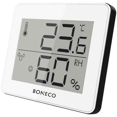 Boneco Hygrometer X200, digitale Anzeige der Raumtemperatur und relativen Luftfeuchtigkeit