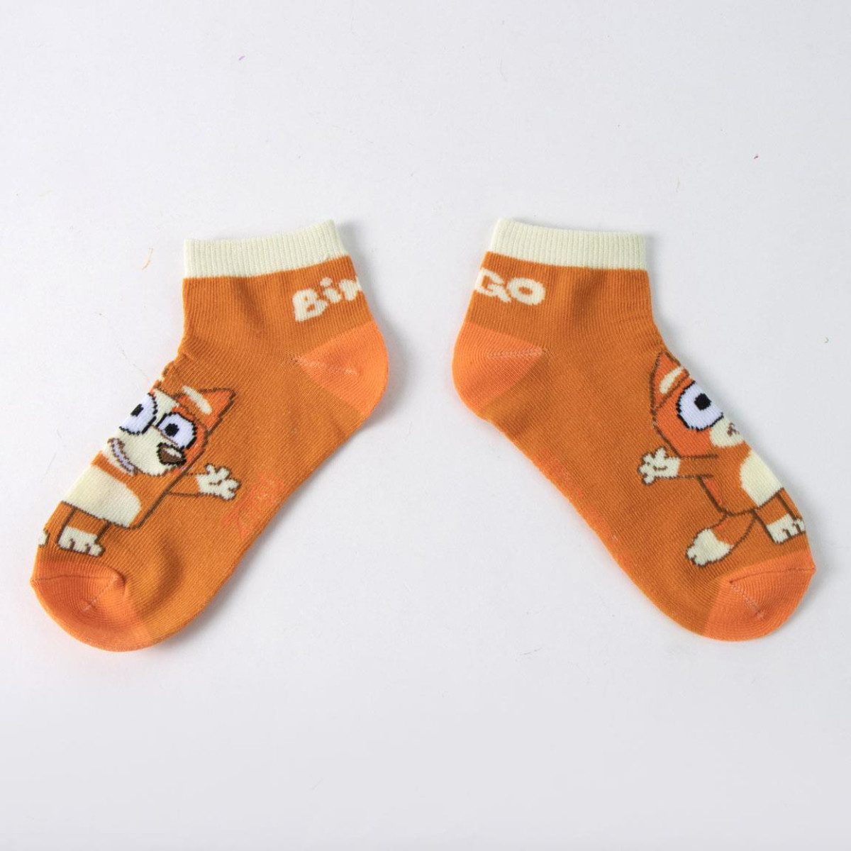 Bluey Kurzsocken 7 Paar Kinder Kurzsocken Set für Schule und Freizeit