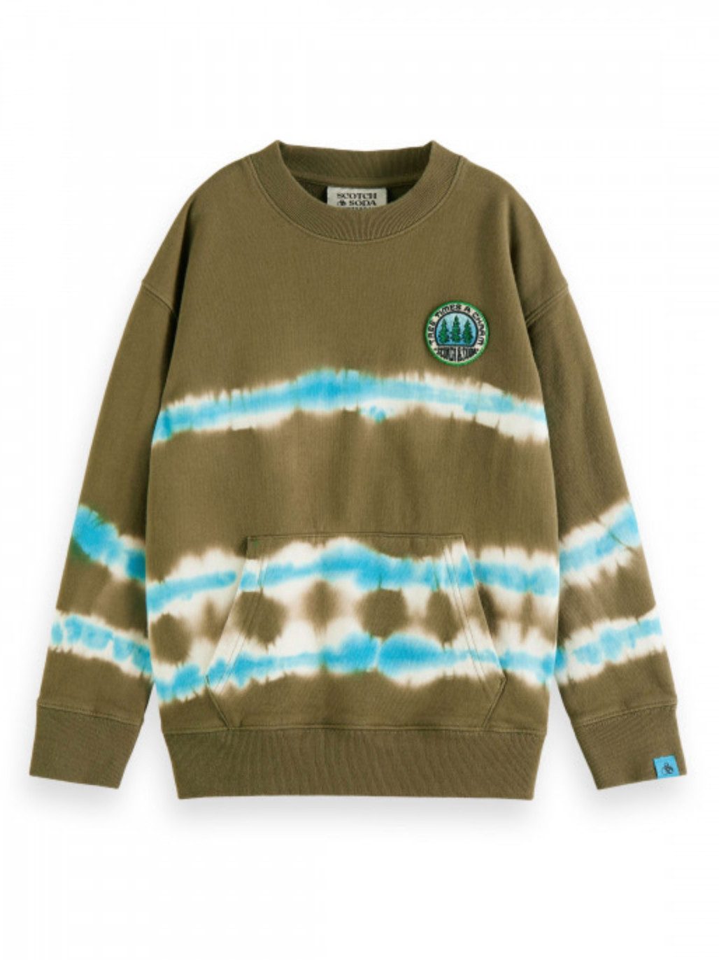 Sweater Jungen Sweatshirt aus Baumwolle – Scotch & Soda, Batik-Design
