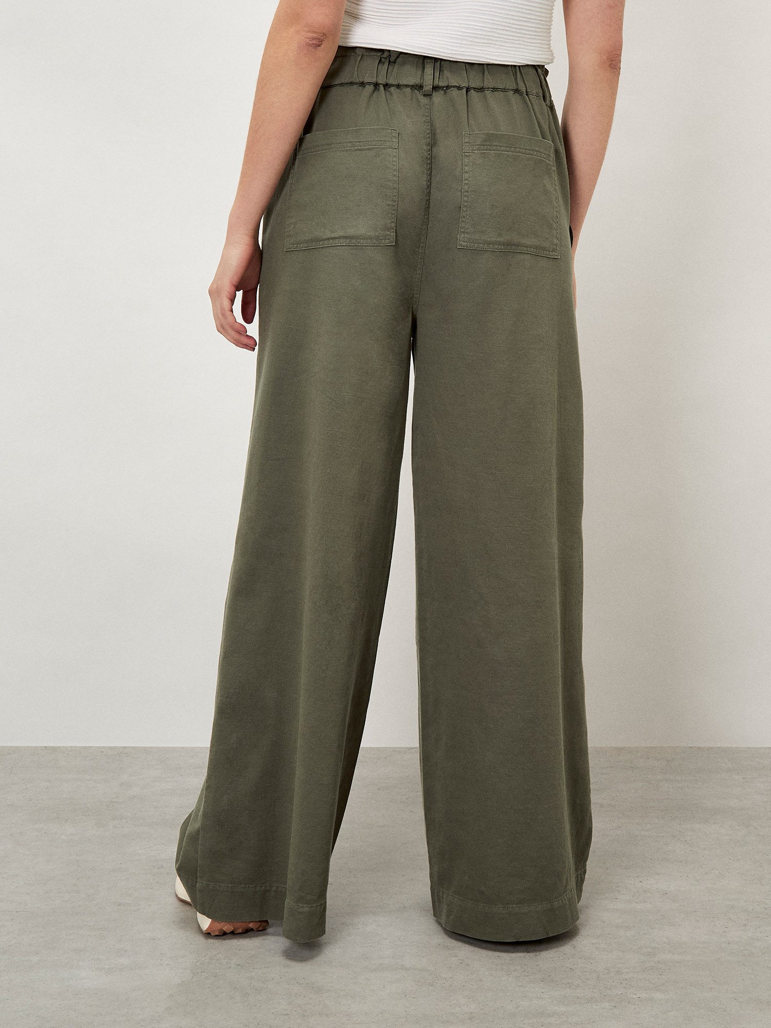 Apricot Stoffhose Leichte Hose mit praktischen Taschen