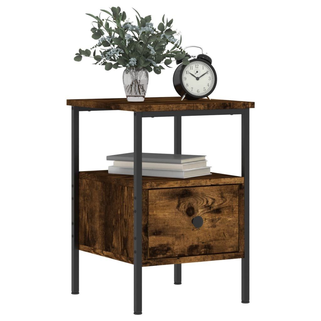 vidaXL Nachttisch Nachttisch Räuchereiche 34x36x50 cm günstig online kaufen