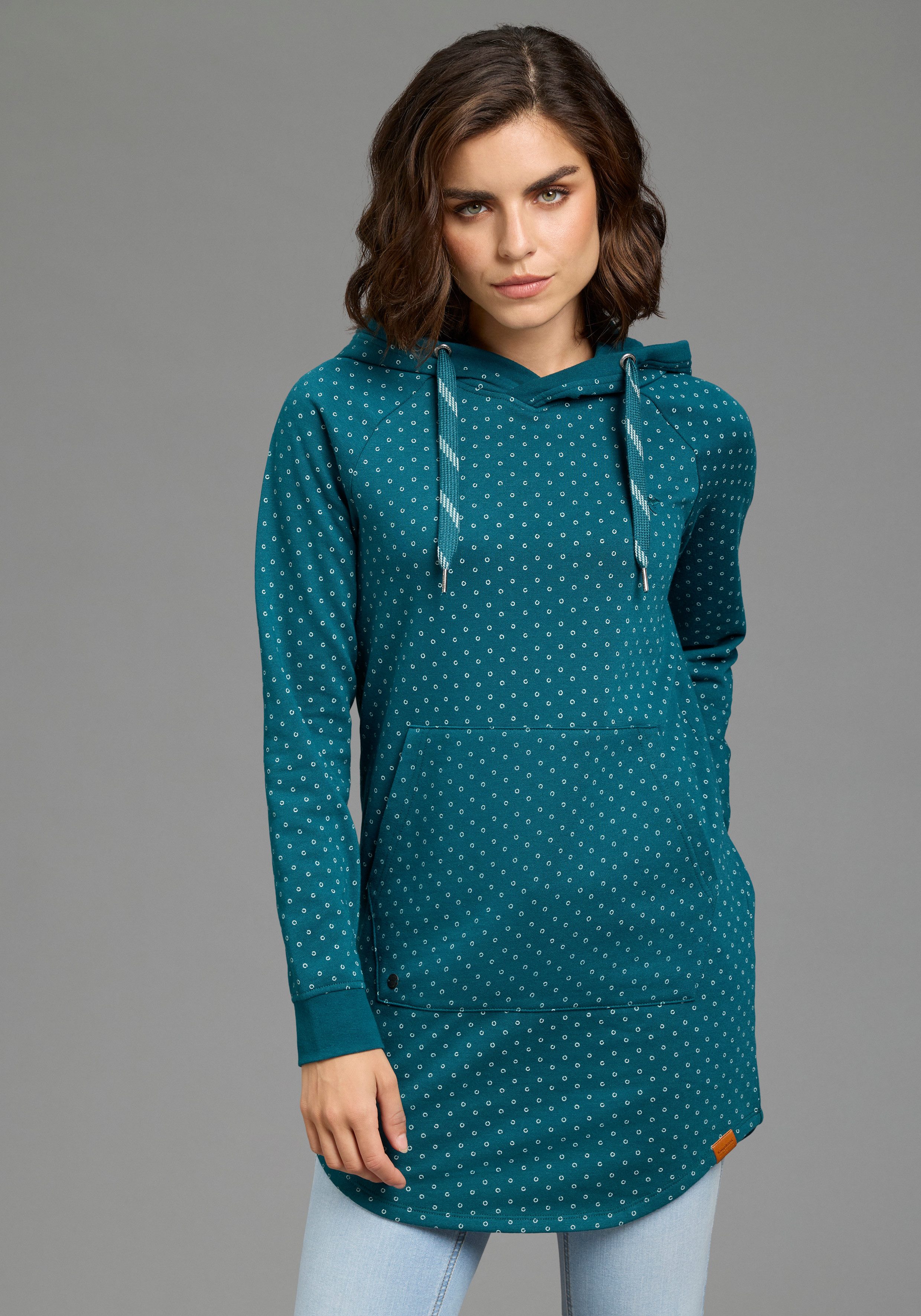 KangaROOS Longsweatshirt mit Kapuze und Kordelzügen, figurumspielende Passform. € 49,99, (€ 49,99 pro 1 Stk).
