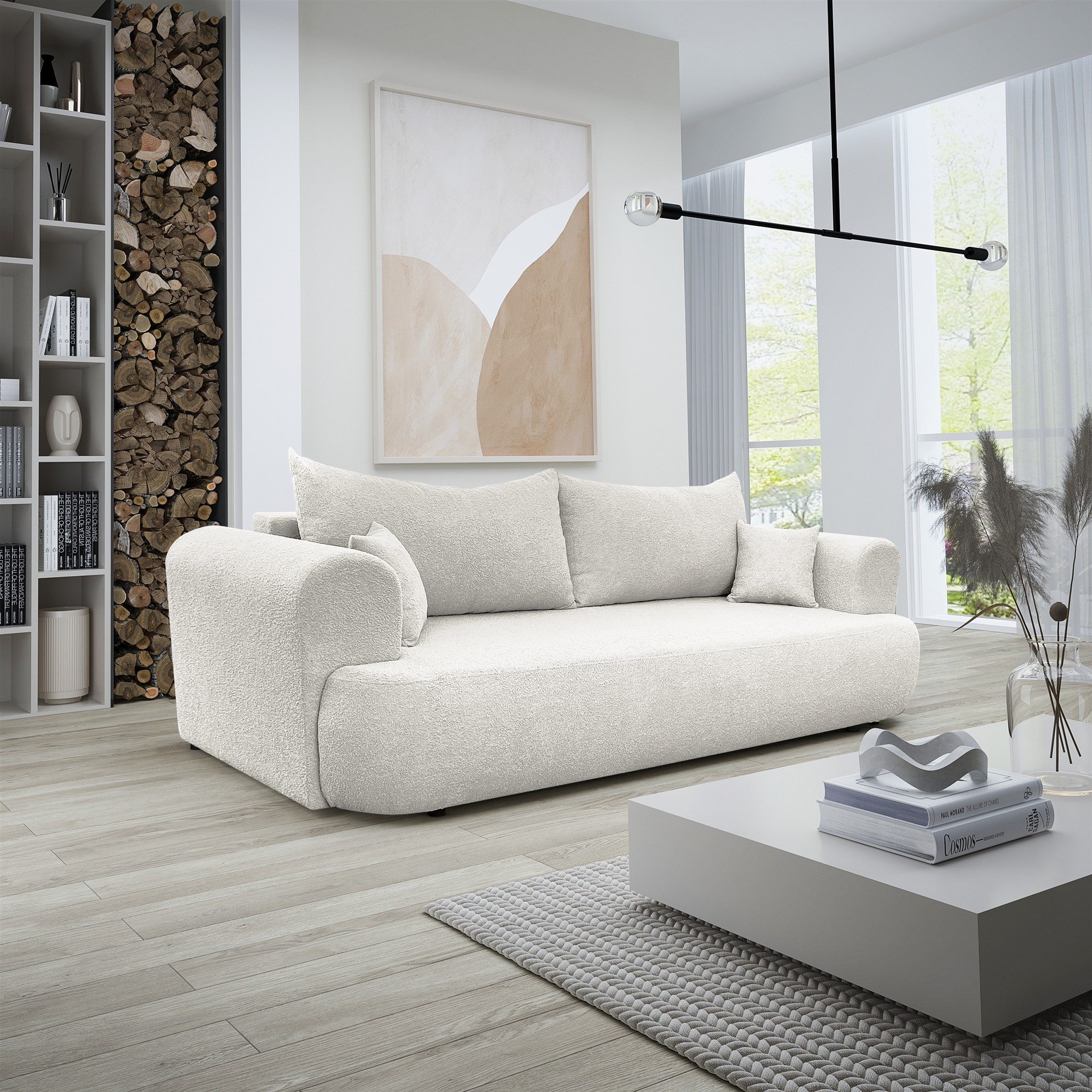 Fun Möbel 3-Sitzer Schlafsofa ANIKE in günstig online kaufen