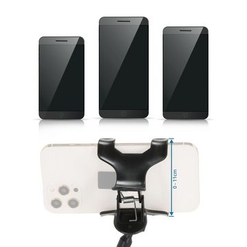 hjh OFFICE Handy & Tablet Halterung FLEXMOBI Smartphone-Halterung, (flexibel biegsam)