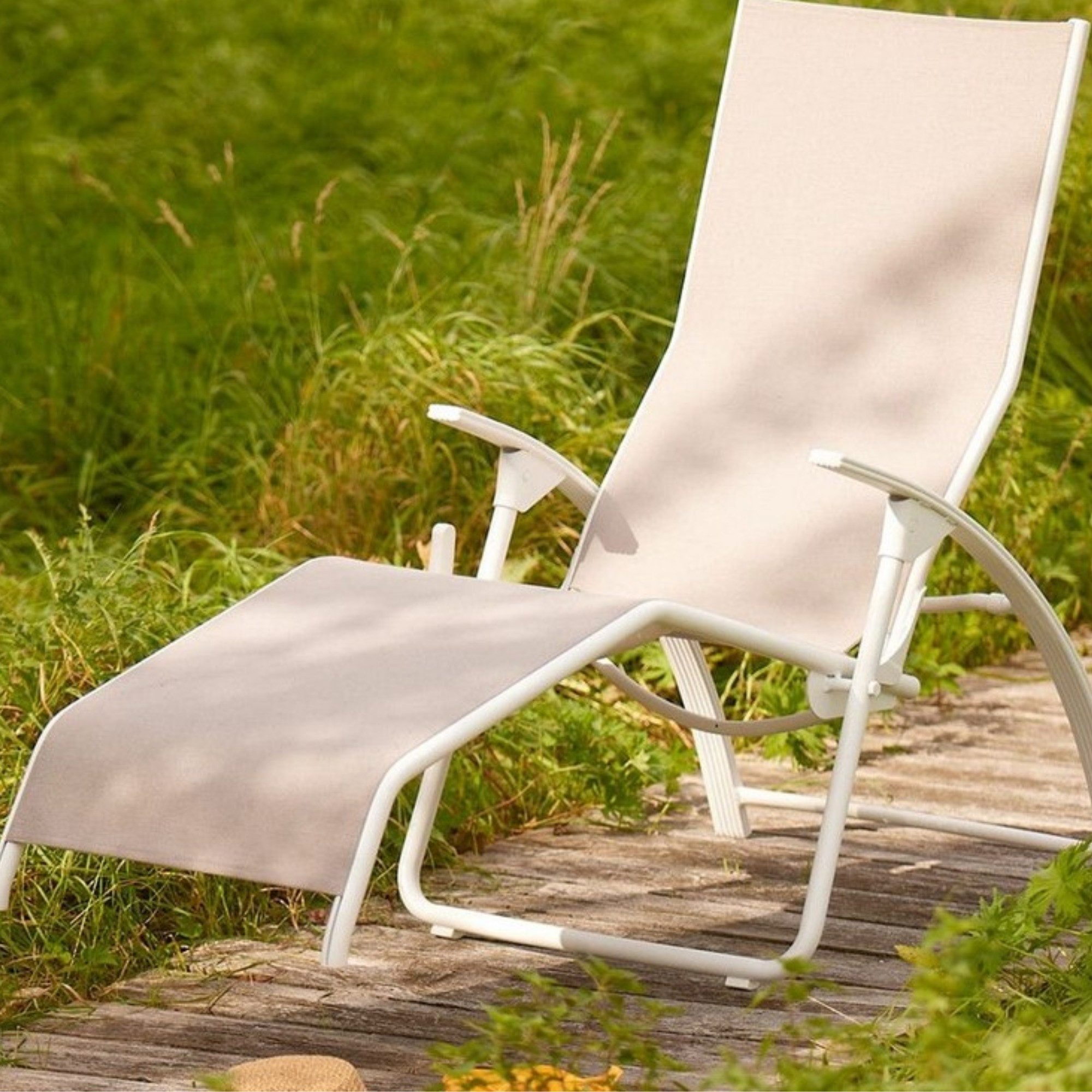 KETTLER Wellnessliege Kettler Tampa Set 2x Bäderliege Weiß Saunaliege Gesundheitsliege
