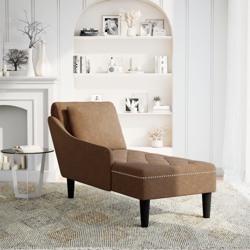 vidaXL Chaiselongue Chaiselongue mit Kissen und günstig online kaufen