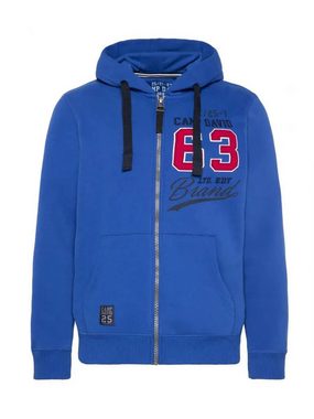 CAMP DAVID Kapuzensweatjacke Jacke Sweatjacke mit Kapuze, Kängurutasche und