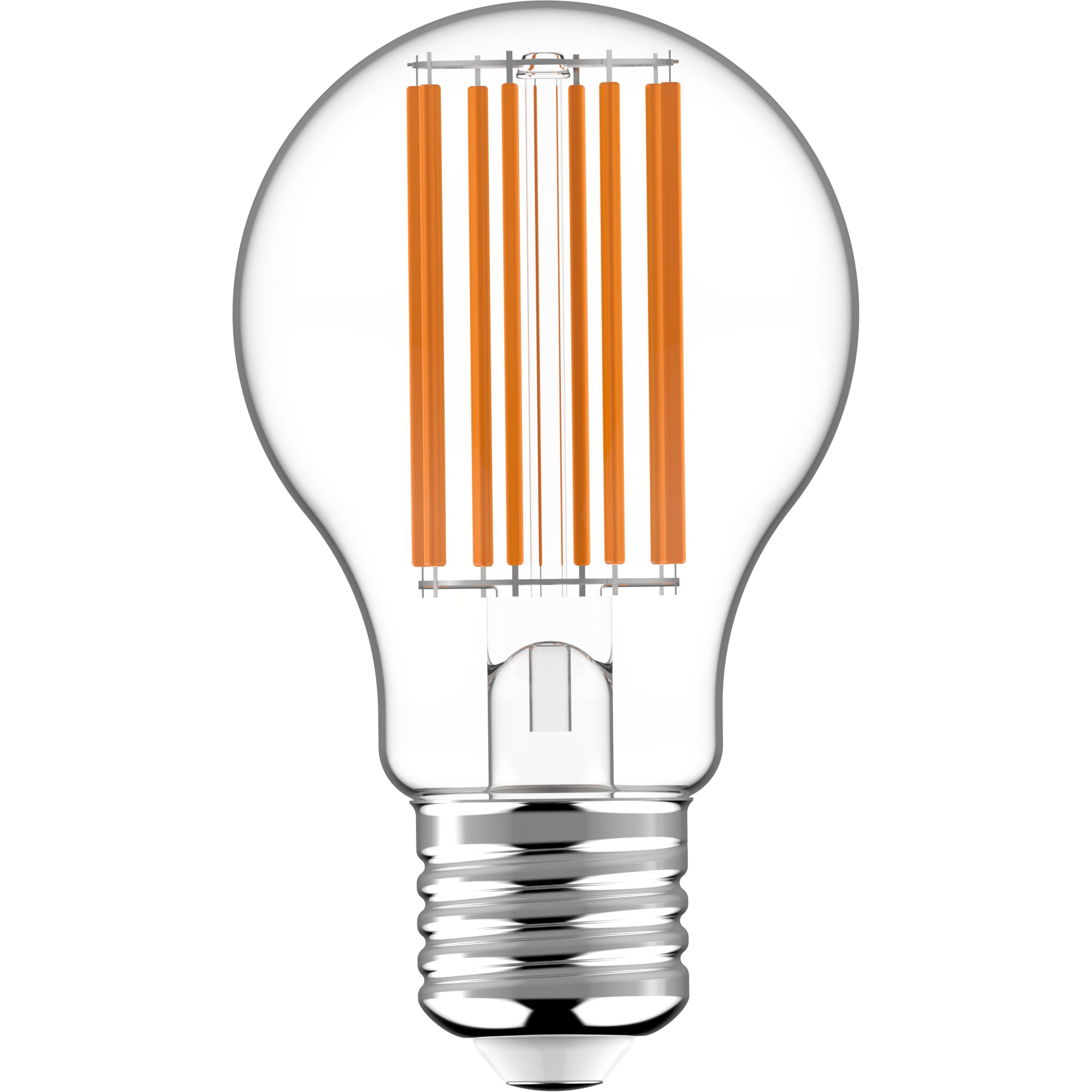Birne, LED Haltbarkeit E27, 50.000h A60 - 0620165 light LED's LED-Leuchtmittel warmweiß Klar 3,8W E27
