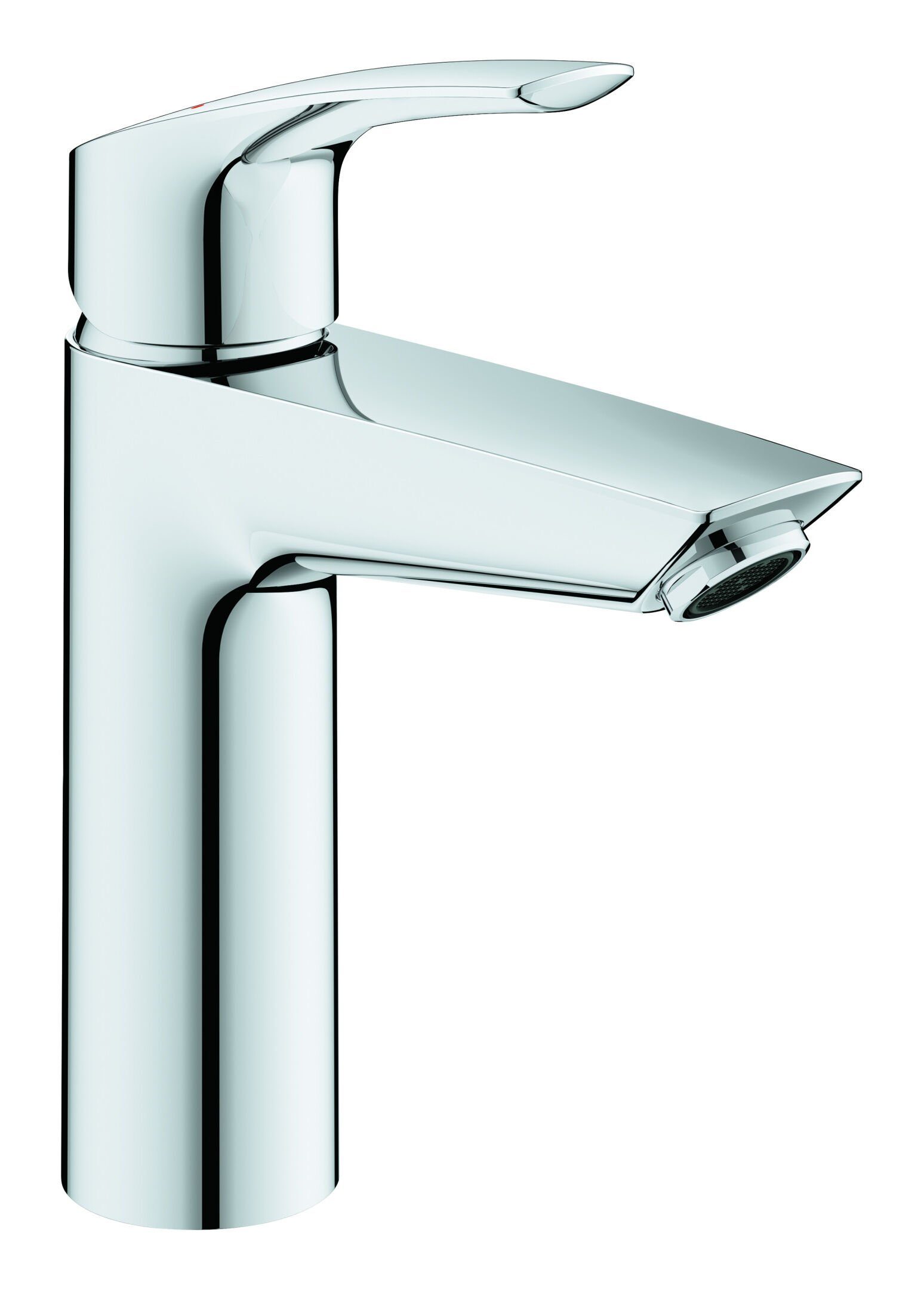 Grohe Waschtischarmatur Eurosmart Einhand-Waschtischbatterie mit Push-open-Ablaufgarnitur M-Size - Chrom