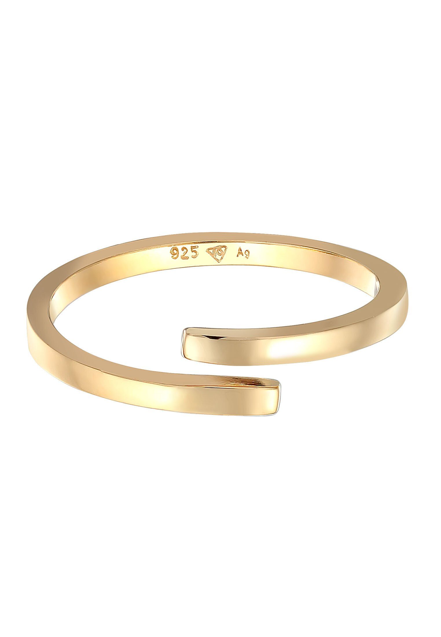 Elli Fingerring Wickelring Offen Statement Geo günstig online kaufen