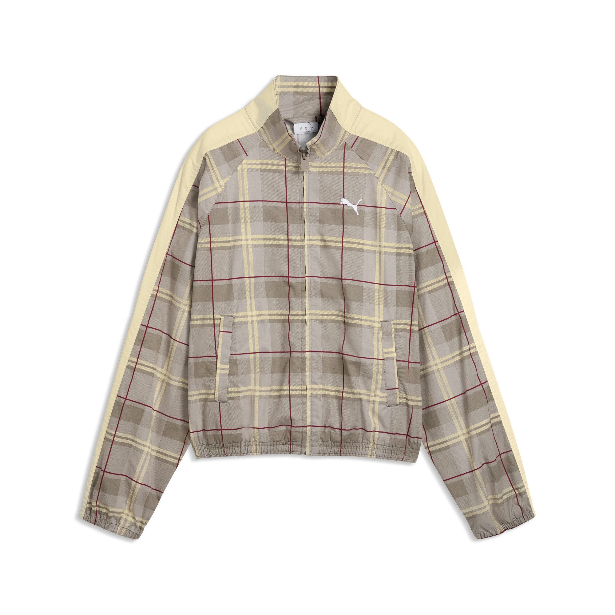 PUMA Trainingsjacke T7 Relaxed Tartan-Jacke Damen