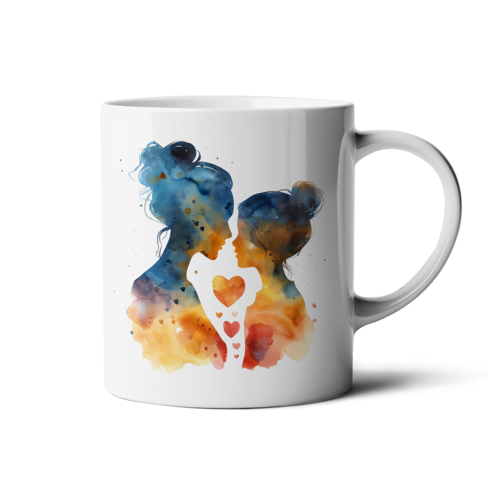 Tasse Hustling Sharks® Tasse mit Familienmotiv - Mutter&Tochter#14