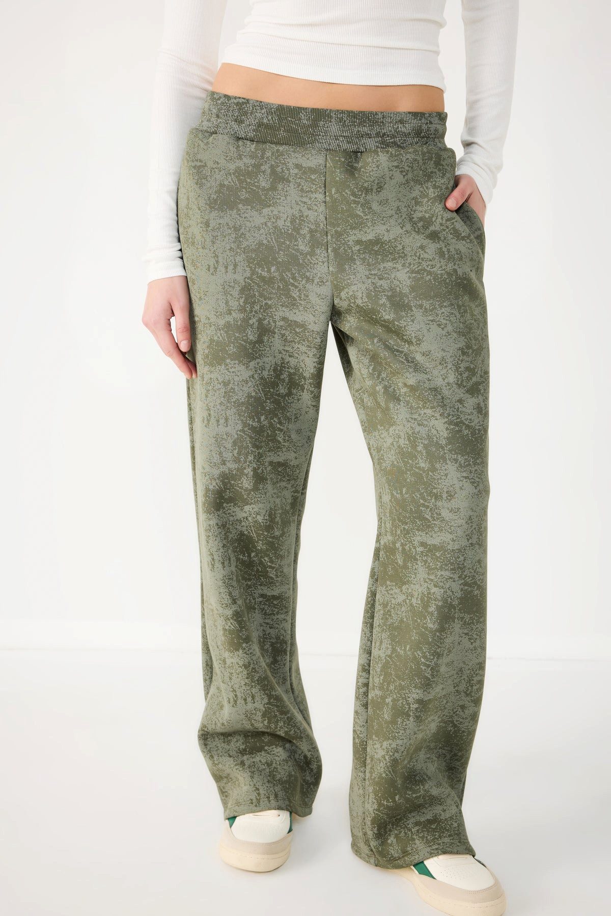 Sweatponcho Weite Jogginghose