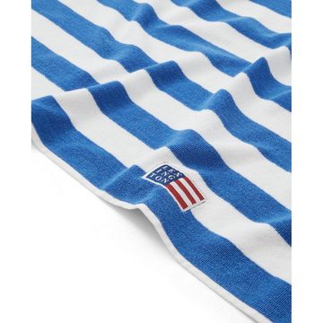 Lexington Badetücher LEXINGTON Strandtuch Family Striped Cotton Terry Blue White (200x180)