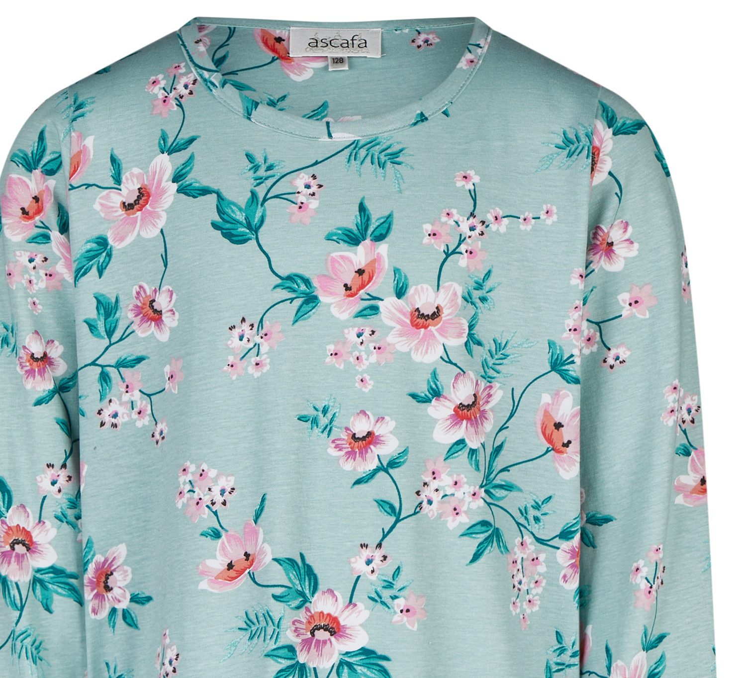 comtessa Nachthemd Iceberg Buddies (1-tlg., 1-teilig) by Ascafa Mädchen Sleepshirt lang Pyjama Langarm Baumwolle – Bild 2 von 3