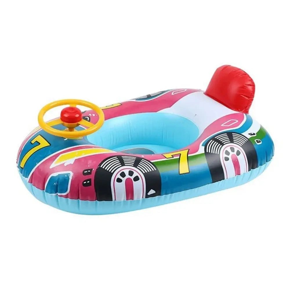 Sport-Knight® Schwimmring Aufblasbarer Schwimmring für Babys & Kleinkinder, mit Lenkrad & Hupe