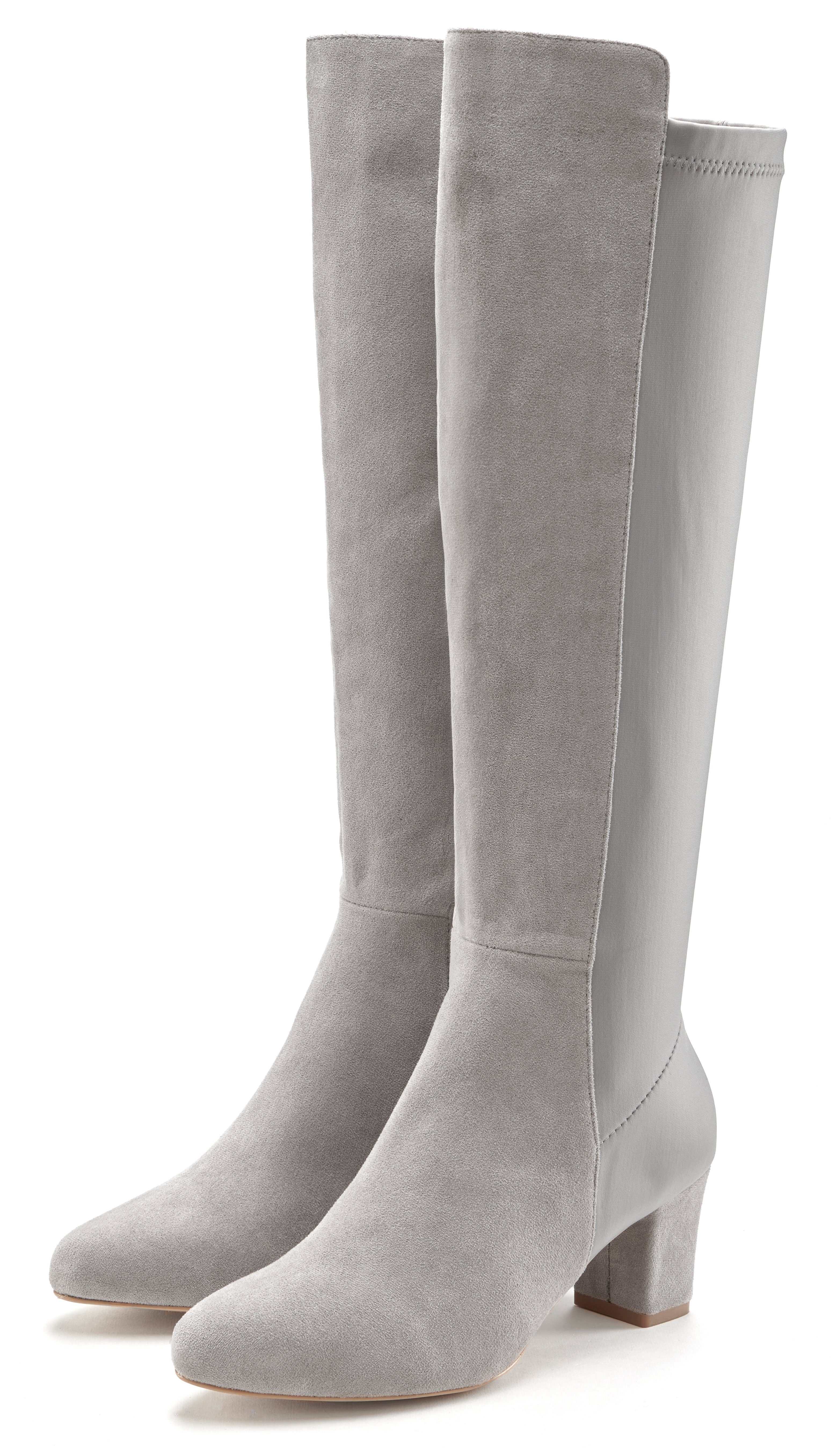 LASCANA Stiefel mit Stretcheinsatz und Langschaft, günstig online kaufen