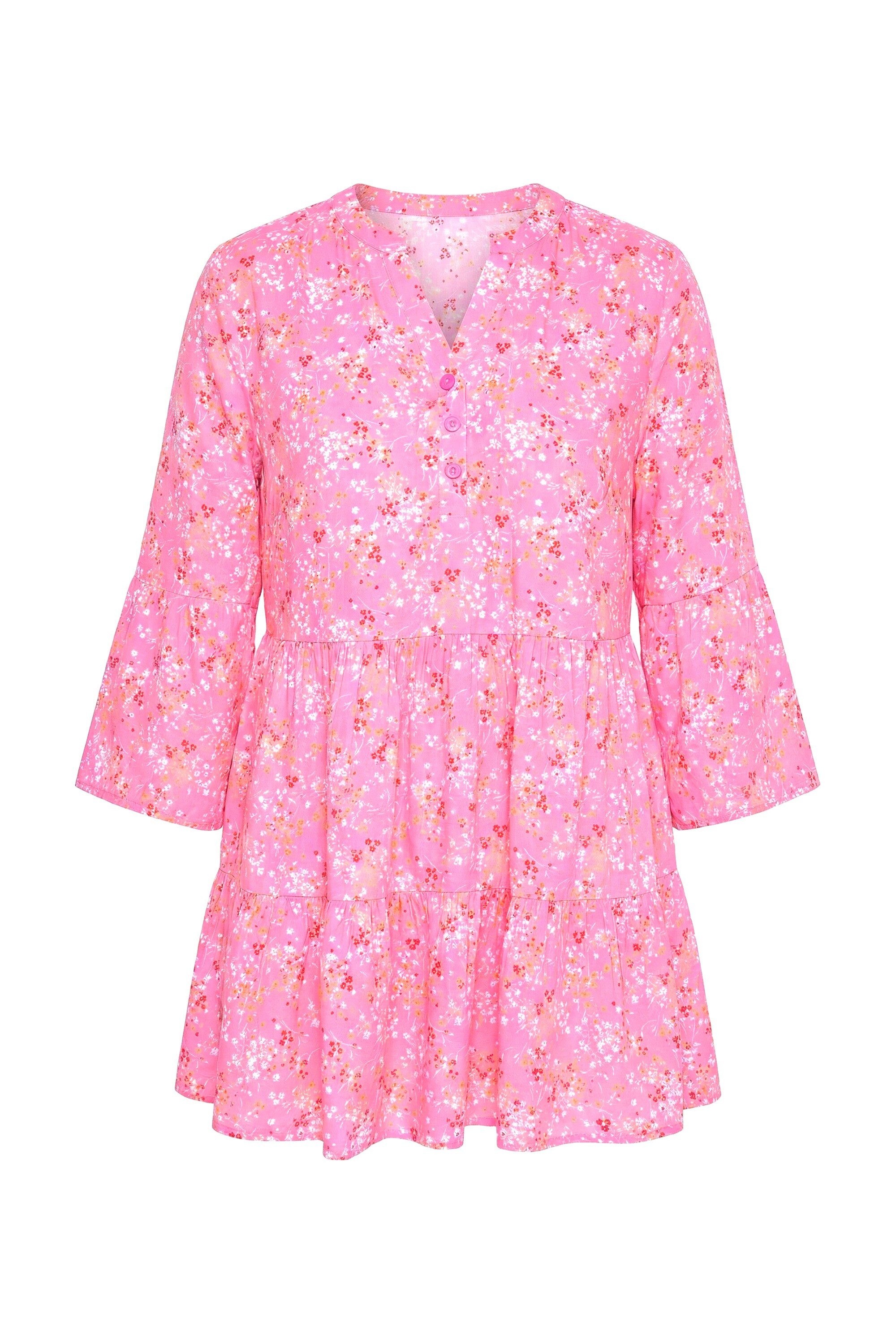 Angel of Style Tunika Tunika A-Linie Blümchen Volants günstig online kaufen