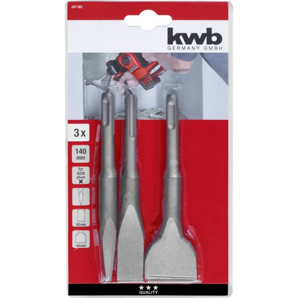 kwb Flachmeißel Meißel-Set 247185