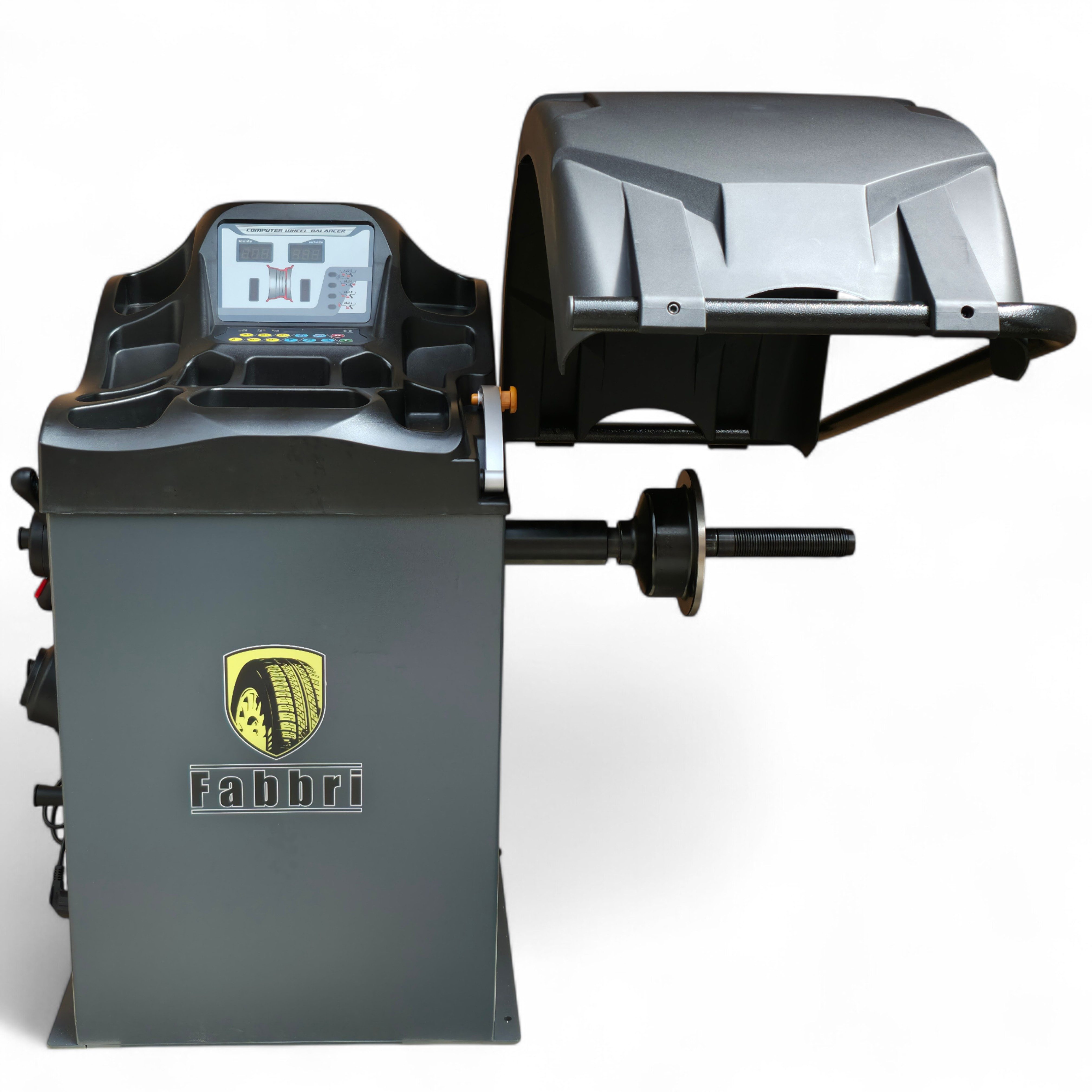 DeTec. Reifenwuchtmaschine halbautomatische Auswuchtmaschine für 10–24" Felgen Max. 65 kg Radlast, ±1 g Genauigkeit