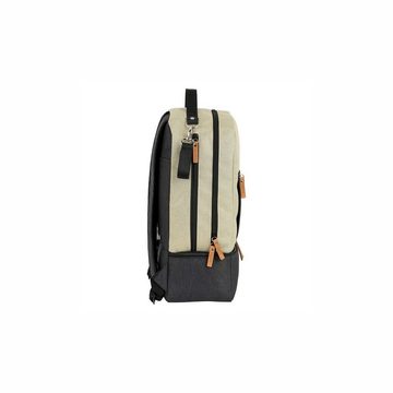 safta Rucksack Safta Rucksack mit Schuhfach Staufach Sportrucksack beige, grau